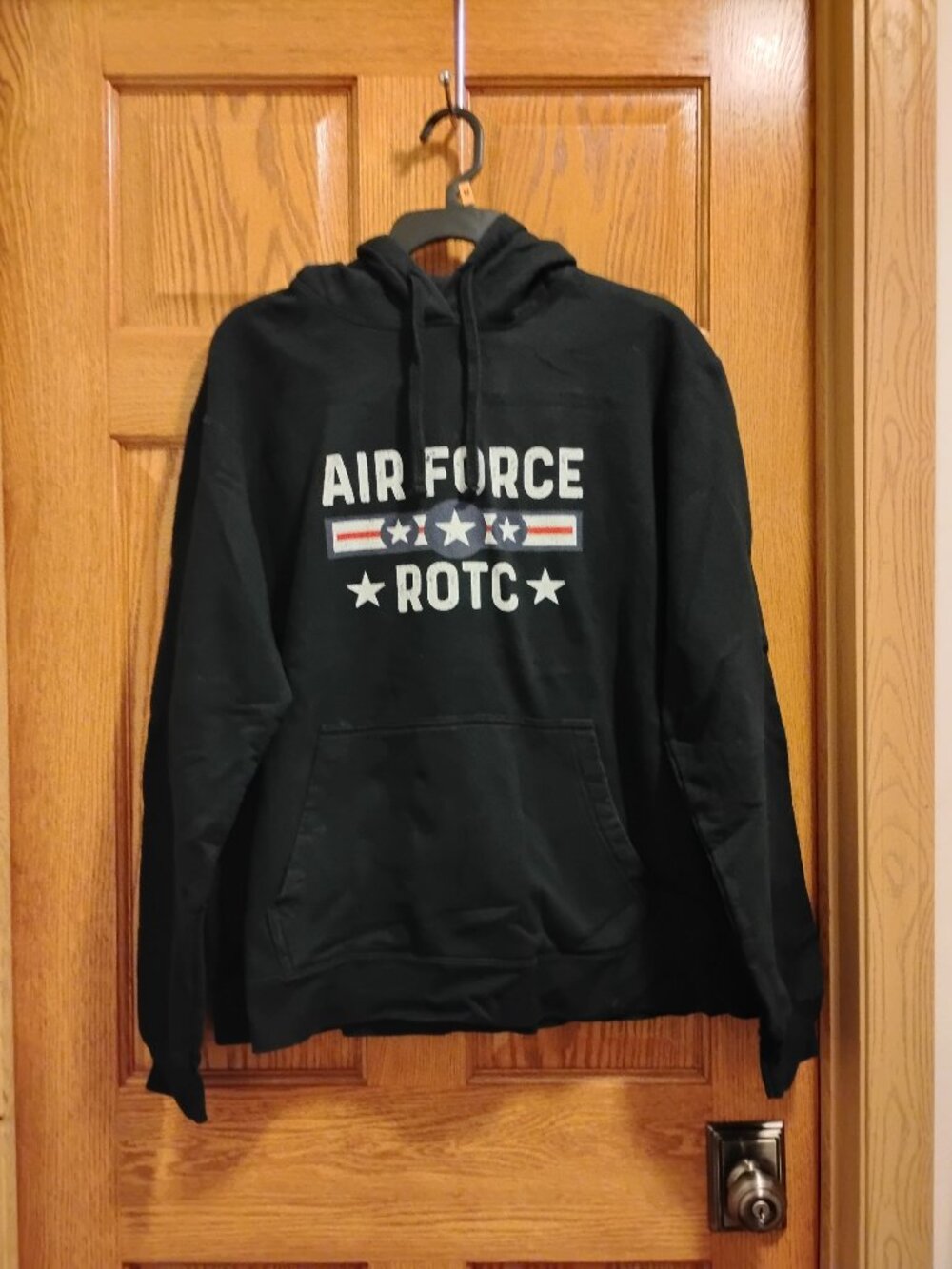 Air Force ROTC Hoodie Men's Size L Port And Company